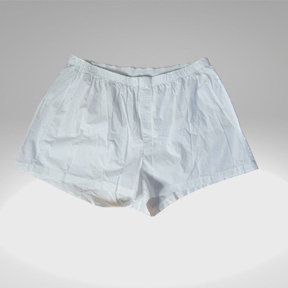 SKIMS spa sleep shorts, In snow color
